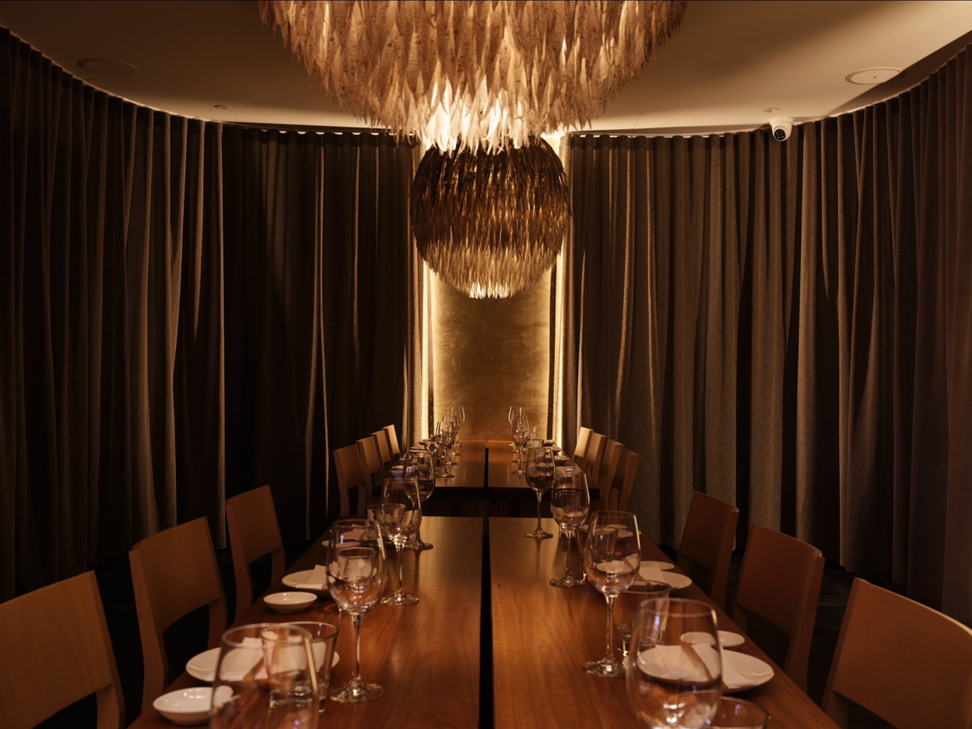 Private dining table at Toko Restaurant Sydney CBD